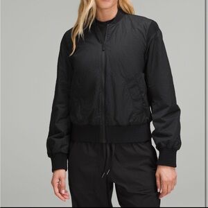 Women's Lululemon Insulated Black Bomber Jacket